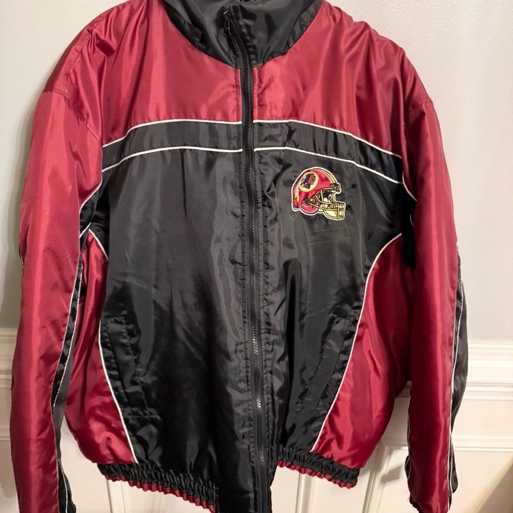 🔥 Vintage Y2K Men's Washington REDSKINS  NFL Jacket Puffer Coat  New with Tag